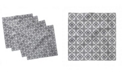 Ambesonne Portuguese Tile Set of 4 Napkins, 18" x 18"